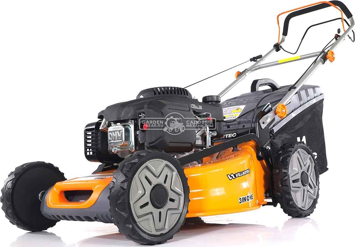 Газонокосилка бензиновая Villartec MB 3751T Country (PRC, 51 см, Loncin Ready Start, 166 см3, сталь, 3 в 1, 65 л, 33.3 кг)