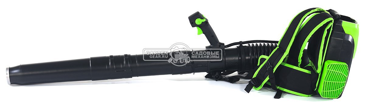 Воздуходувка аккумуляторная ранцевая GreenWorks GD60BPB без АКБ и ЗУ (PRC, BL 60В, 225 км/ч, 15 м3/мин, 3.8 кг)