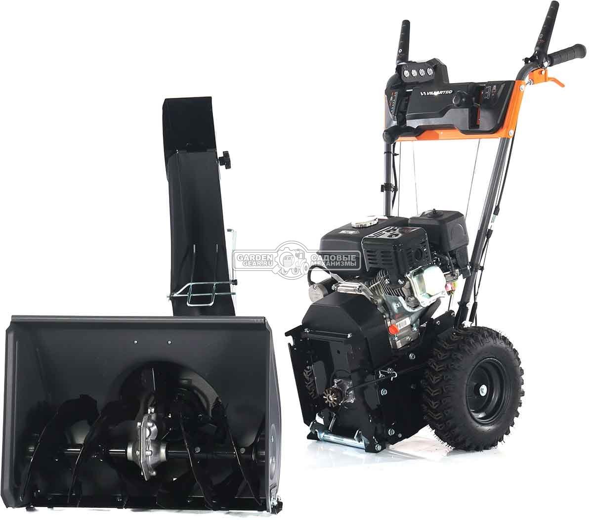Комбимашина Villartec SW7080E с щеткой 80 см и снегоуборщиком 56 см (PRC, 7,0 л.с., 212 см3, эл/стартер, фара, скорости 5/2, 73 кг)