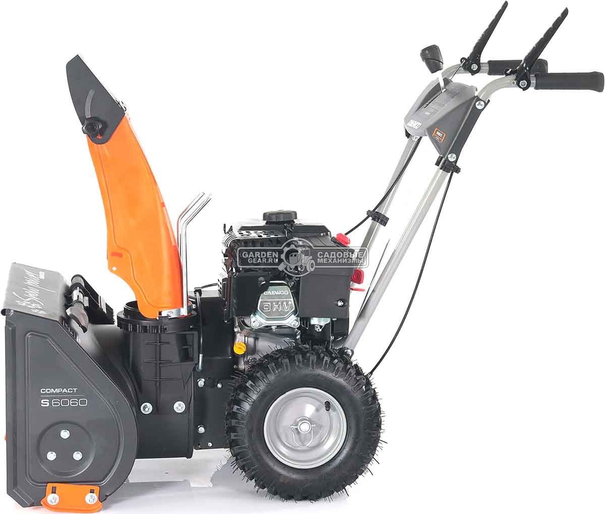 Снегоуборщик Daewoo S 6060 (PRC, 56 см., Daewoo, 210 см3, скорости 4/1, 54 кг.)