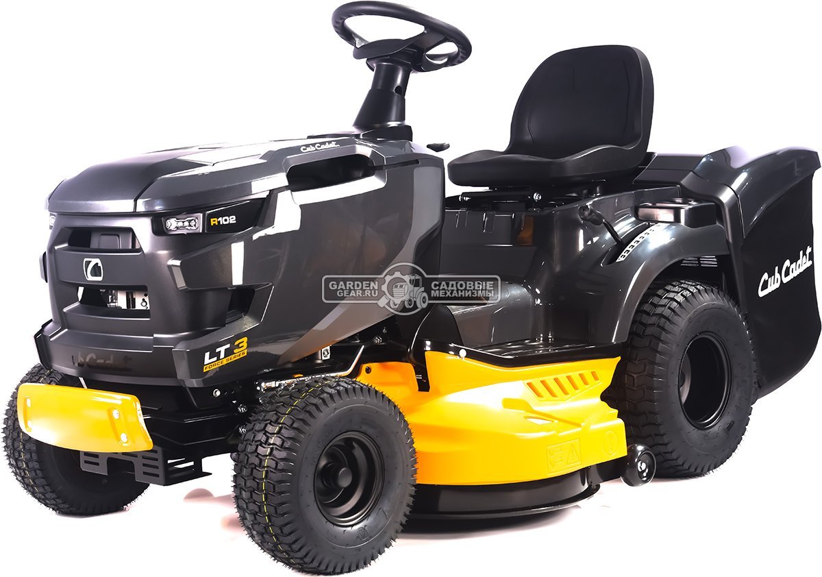 Садовый трактор Cub Cadet LT3 R102 (PRC, Cub Cadet V-Twin, 679 куб.см., гидростатика, травосборник 245 л, ширина кошения 102 см, 211 кг)