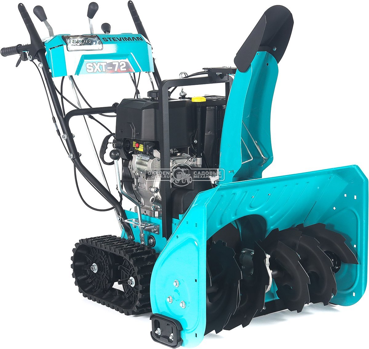 Снегоуборщик Steviman SXT-72 гусеничный (RUS, 72 см, Rato 301 см3, эл/стартер 220В, фара, скорости 6/2, 102 кг)