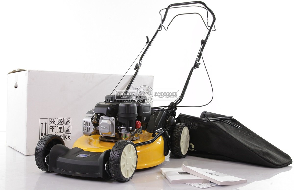 Газонокосилка бензиновая Cub Cadet LM1 AR42 (HUN, 42 см., Cub Cadet 35 OHV, 99 куб.см., сталь, 60 л., 2 в 1, 31 кг.)