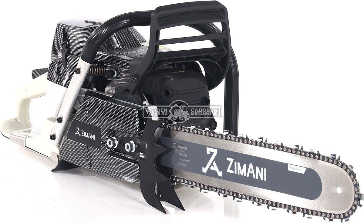Бензопила ZimAni 372XP Pro 18&quot; (PRC, 70,7 куб.см., 4,0 кВт/5,3 л.с., 3/8&quot;, 1,5 мм, 68E, корпус Carbon Fiber, Walbro, 6,3 кг.)