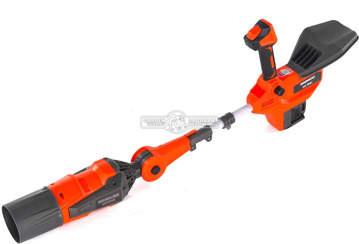 Воздуходувка аккумуляторная Daewoo DABL 7042Li SET с 2 АКБ 2.5 А/ч и ЗУ (PRC, BL 2x21В, 70 м/с, 1400 м3/ч, 3.1 кг)