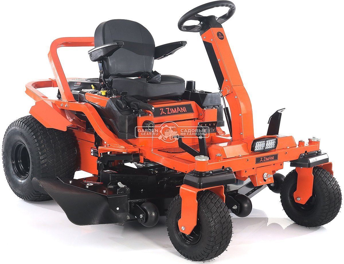 Садовый райдер ZimAni Sierra 54 Pro с нулевым радиусом разворота (PRC, Kohler KT730, V-Twin, 725 куб.см., гидростатика, ширина 137 см., 350 кг)