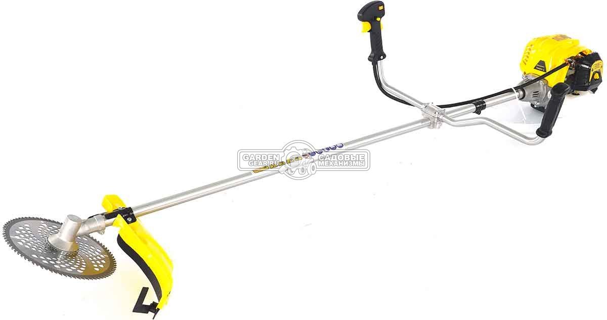 Бензокоса Champion T394FS-2 4-х тактная (PRC, 38.9 см3, 1.2 кВт/1.63 л.с., диск 80Т/255 + леска 2.4 мм, неразборная, 7.7 кг)
