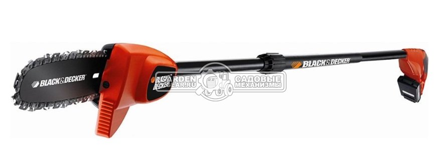 Высоторез аккумуляторный Black+Decker GPC1820L20 с АКБ 2.0 А/ч и ЗУ (PRC, 18В Li-ion, шина 20 см, штанга 3 м, 3.5 кг)