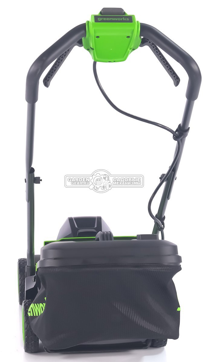 Газонокосилка аккумуляторная GreenWorks GD24LM331 с АКБ 4 А/ч и ЗУ (PRC, BL 24В, 33 см, пластик, мульчирование, травосборник 30 л, 9.9 кг)