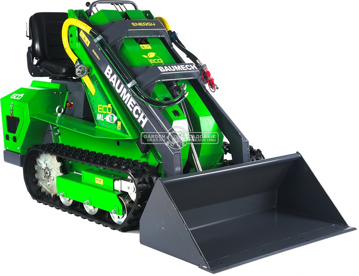 Универсальная машина мини-погрузчик Baumech ML-03 Eco + ковш универсальный 110 см., с электродвигателем
