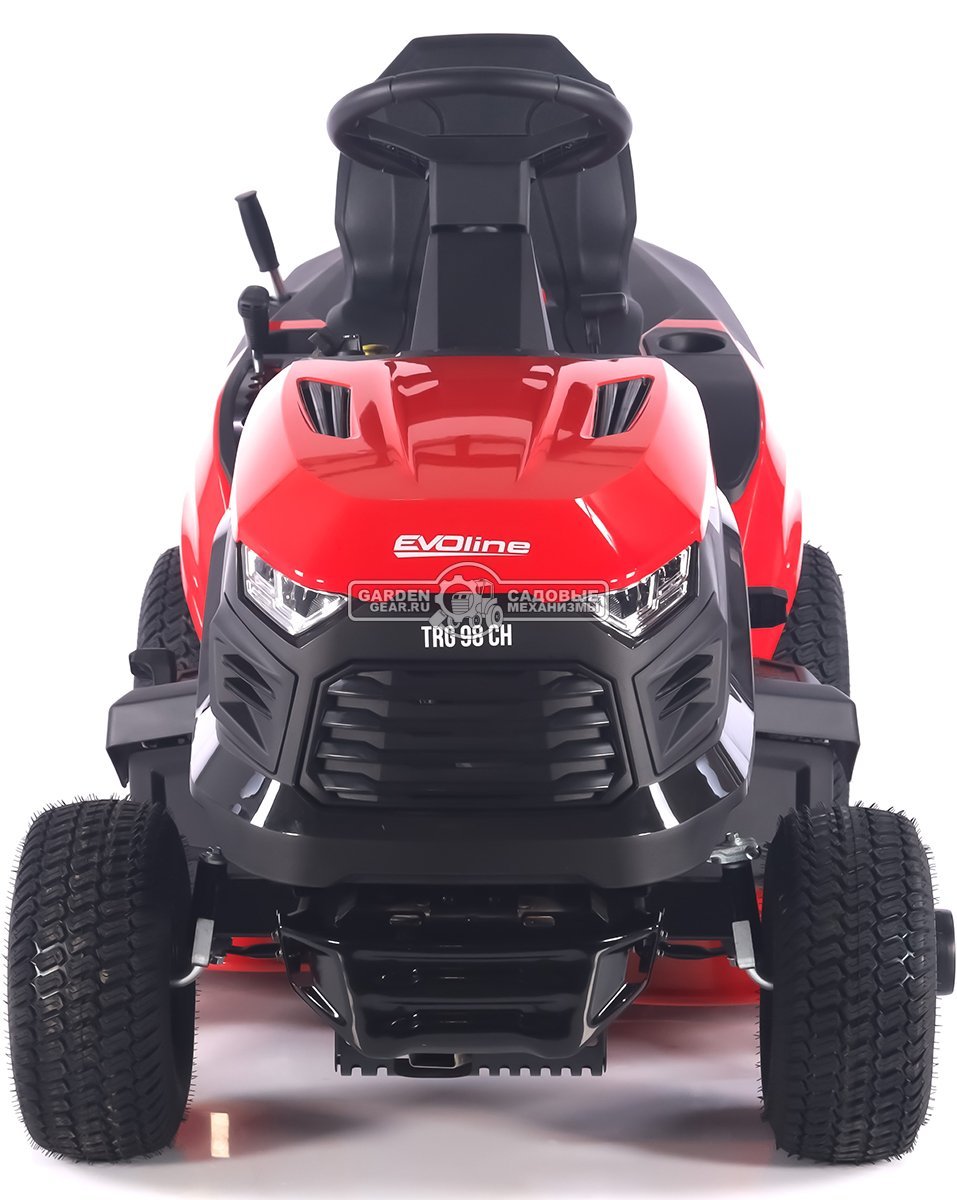 Садовый трактор Evoline TRG 98 CH (PRC, Loncin 452 куб.см., гидростатика, ширина кошения 96 см, травосборник 245 л, 200 кг.)