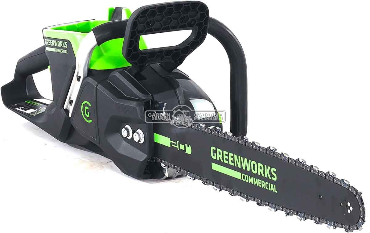 Пила аккумуляторная цепная GreenWorks GD82CS51 20&quot; без АКБ и ЗУ (PRC, BL 82В, 0.325&quot;-1.3-78E, 6.18 кг)