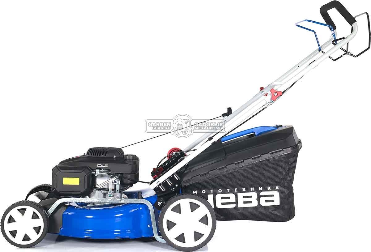 Газонокосилка бензиновая Нева SLP51-LC196 (PRC, 51 см, Нева 196 см3, сталь, 65 л, 3 в 1, 40 кг)