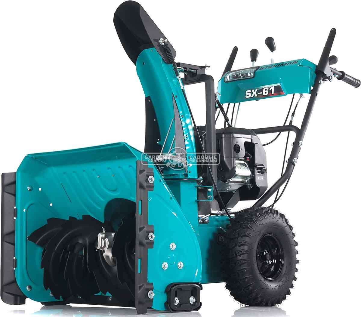Снегоуборщик Steviman SX-61 (RUS, 61 см, Rato 209 см3, эл/стартер 220В, фара, скорости 6/2, 85 кг)