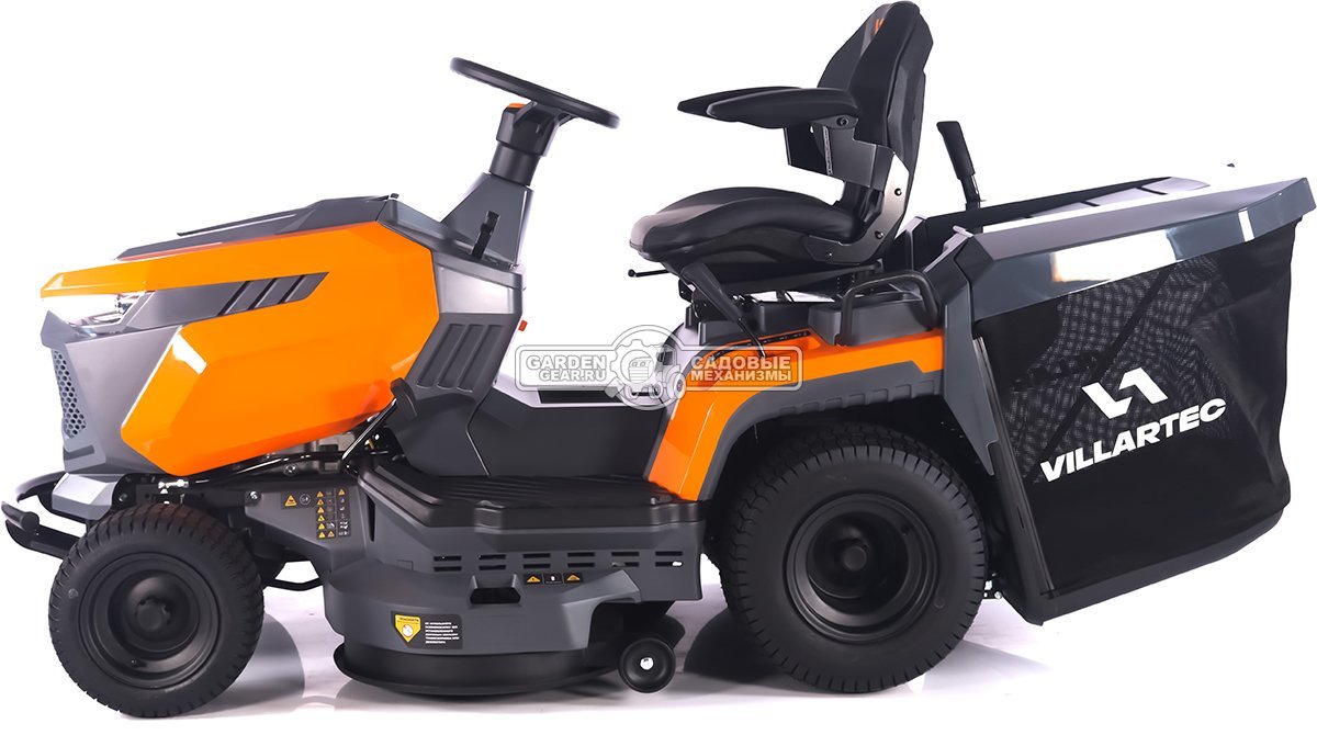 Садовый трактор Villartec MR1997H (PRC, Loncin 546 куб.см., LED дисплей, гидростатика, травосборник 320 л, ширина кошения 97 см, 198 кг.)