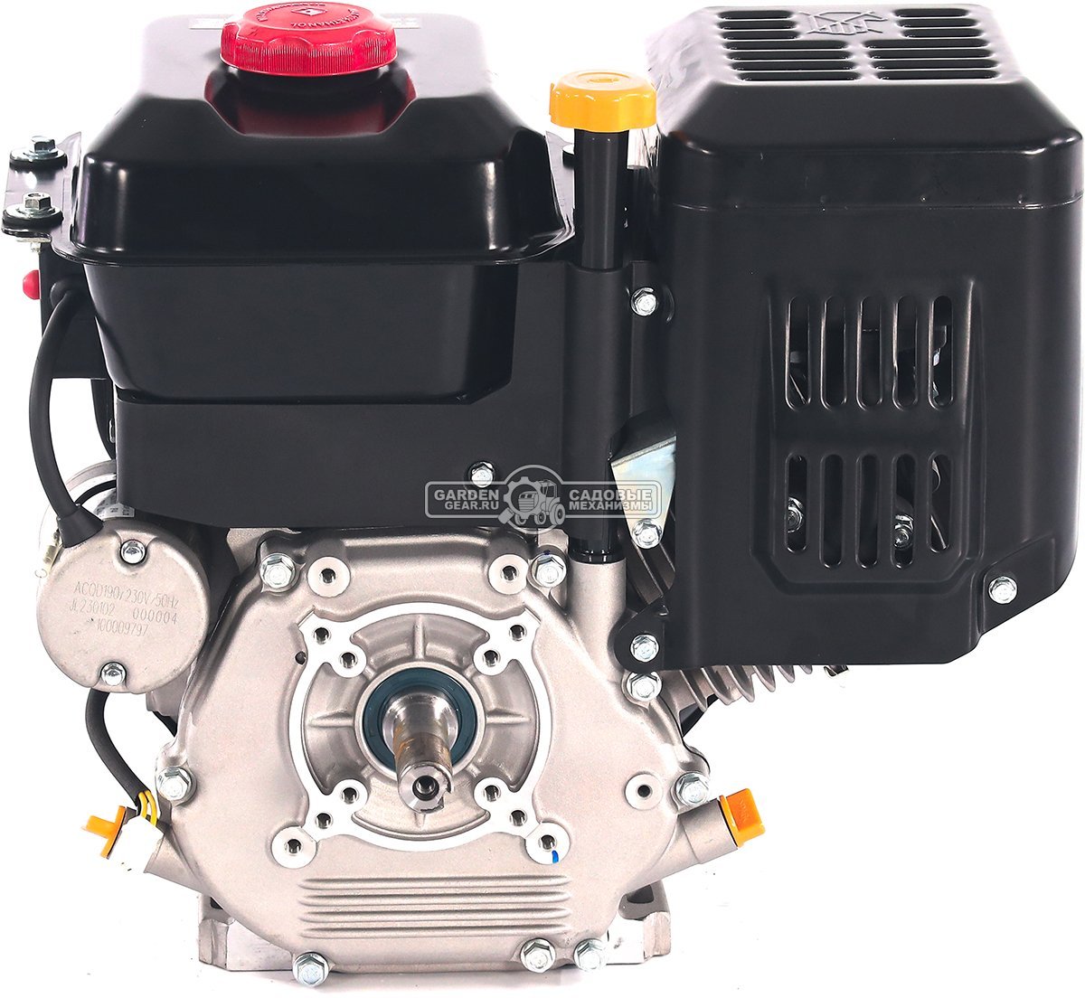 Бензиновый двигатель Zongshen SN 420 E Snow (15 л.с., 420 куб.см., D=25 мм, L=85 мм, катушка освещения 12В60Вт, электрический стартер 230В, 35 кг.)