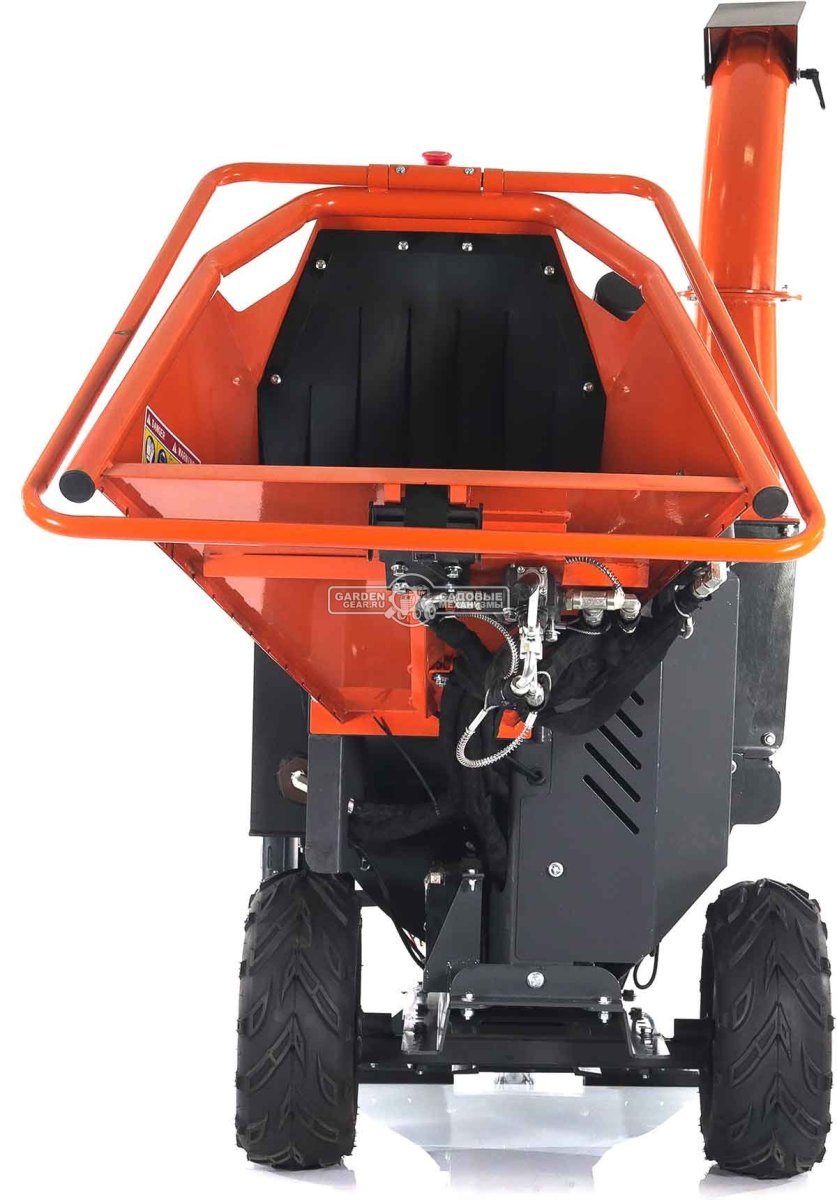 Измельчитель веток ZimAni LS 200 D (PRC, Loncin 764 куб.см., 30 л.с., с эл.старт, вал подачи, дисковый, ветки до 200 мм, одноосный прицеп, 415 кг)