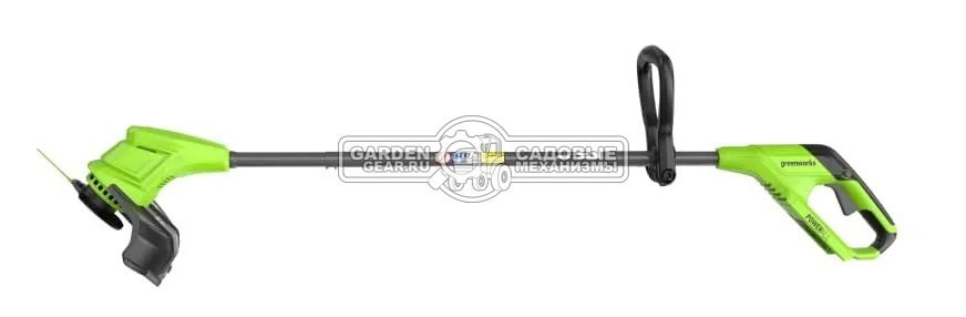 Триммер аккумуляторный GreenWorks G24LT251 с АКБ 2 А/ч и ЗУ (PRC, 24В, пласт. нож, 1.85 кг)