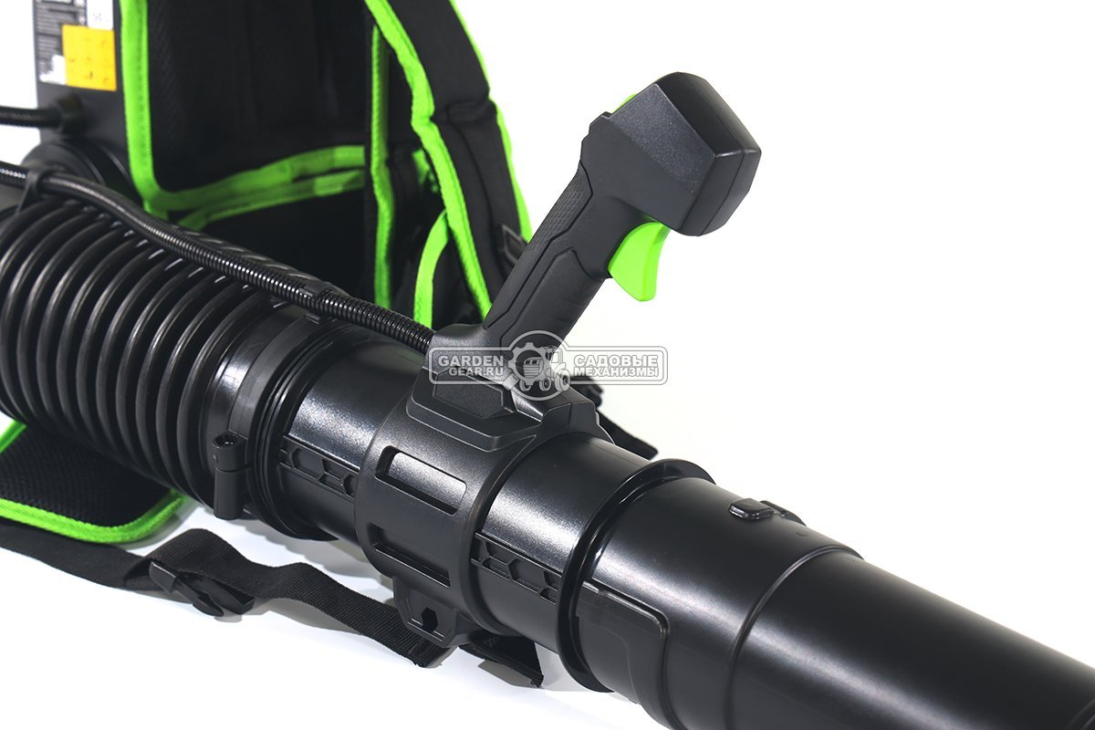 Воздуходувка аккумуляторная ранцевая GreenWorks GD60BPB без АКБ и ЗУ (PRC, BL 60В, 225 км/ч, 15 м3/мин, 3.8 кг)