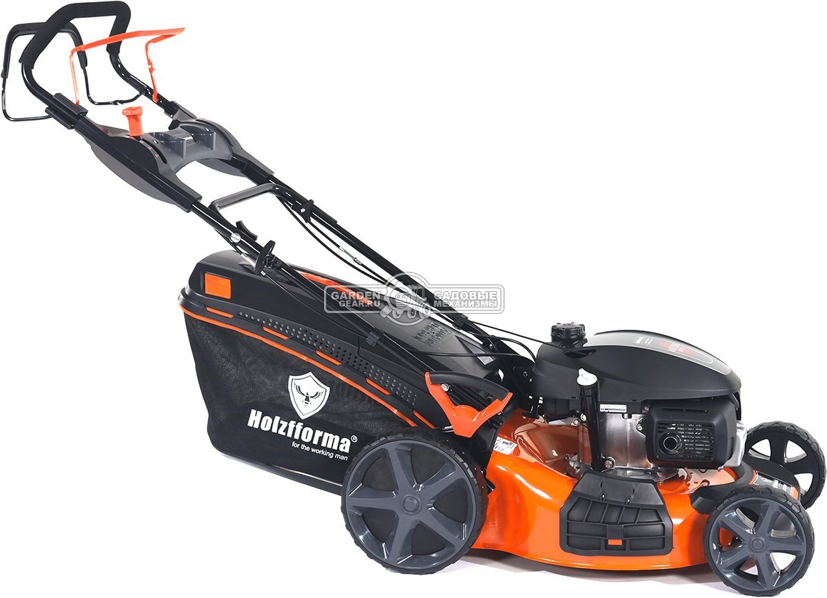 Газонокосилка бензиновая Holzfforma LC251HV (PRC, 51 см, Honda 166 см3, 3 в 1, Quattro Blade, вариатор, 65 л, 35 кг)
