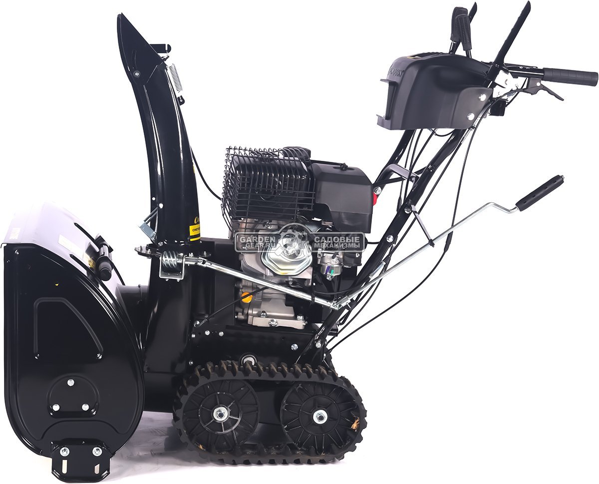 Снегоуборщик Champion STT1170E Pro гусеничный (PRC, 70 см, Champion, 337 см3, эл/стартер 220В, фара, разблокировка гусениц, 121 кг)