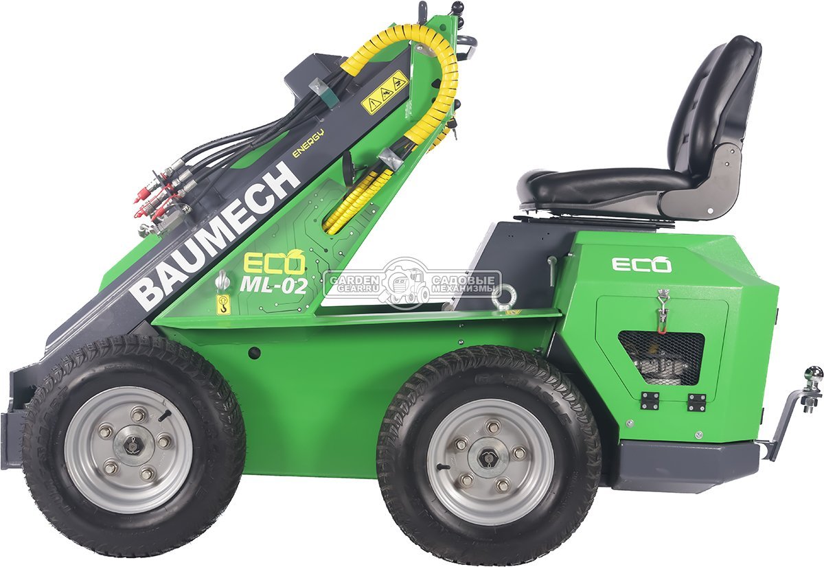 Универсальная машина мини-погрузчик Baumech ML-02 Eco с электродвигателем