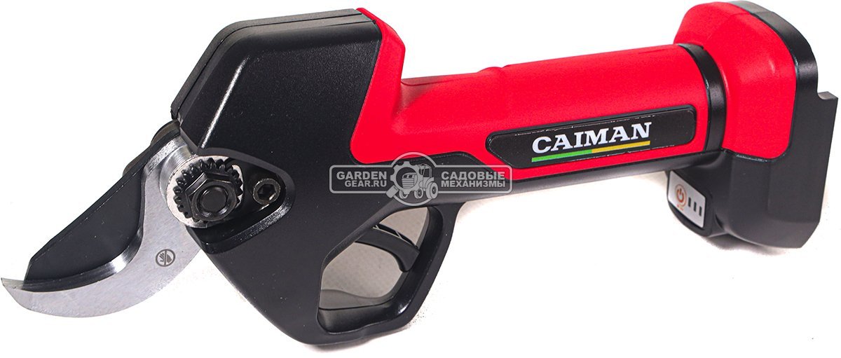 Секатор аккумуляторный Caiman CN-10005 с 2 АКБ и ЗУ (PRC, 14.4В, 4.0 А/ч, диаметр реза 35 мм, бесщеточный двигатель, 1,1 кг.) 