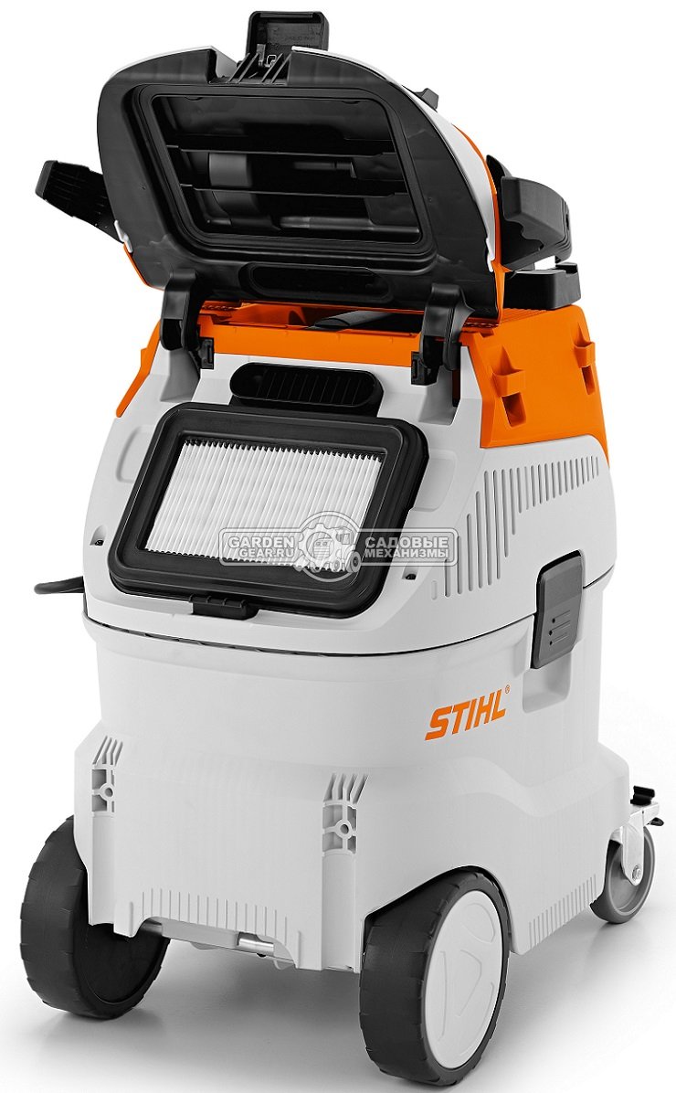 Пылесос Stihl SE 133 ME (HUN, 1,4 кВт., 250 мБар., 42 л., шланг 5 м., розетка для электроинструмента, 16 кг.)