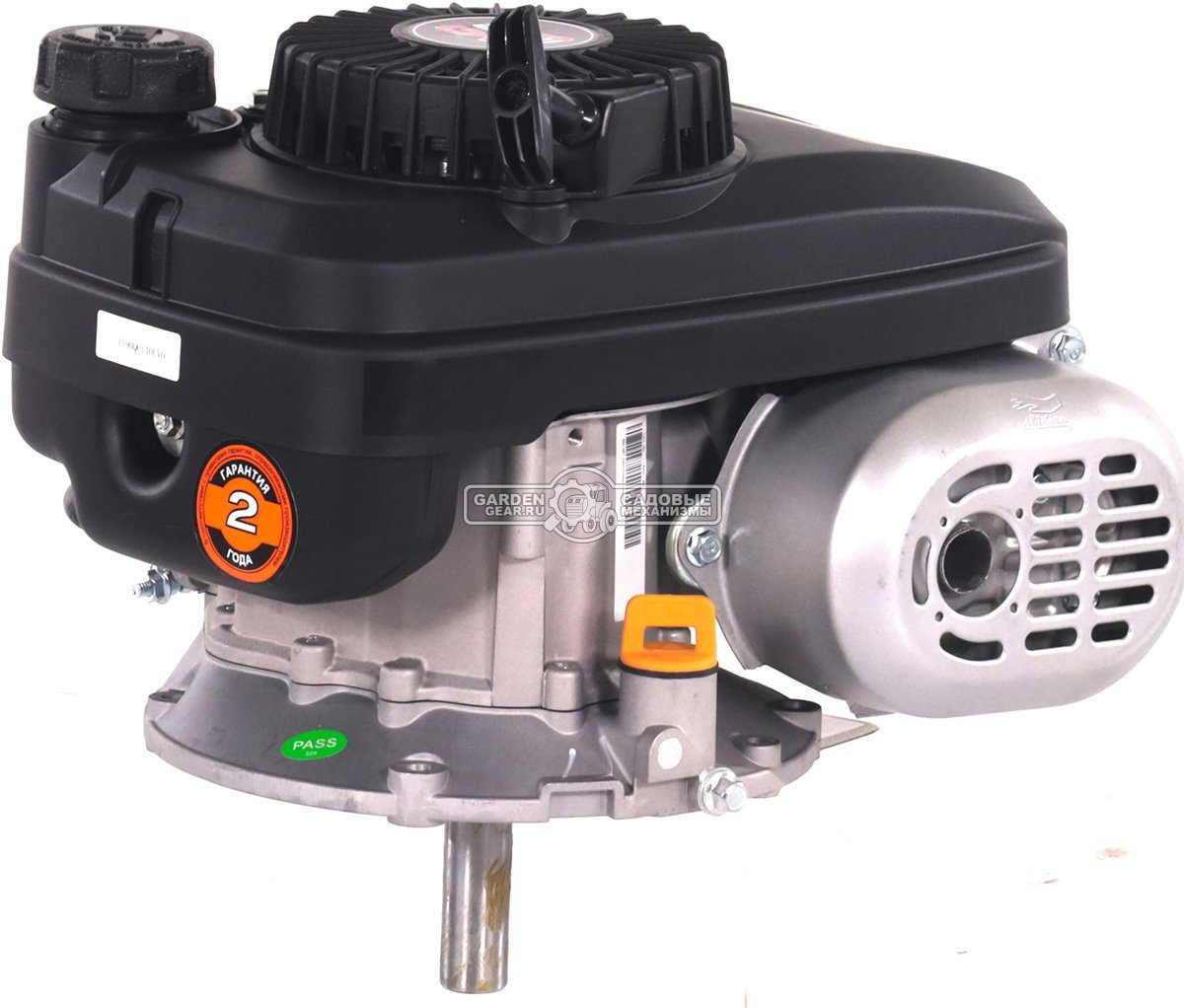 Бензиновый двигатель EVOline XP 140 A (3,5 л.с., 141 куб.см., D=22,2 мм, L=80 мм, алюминиевый маховик, динамический тормоз, 7,8 кг.)