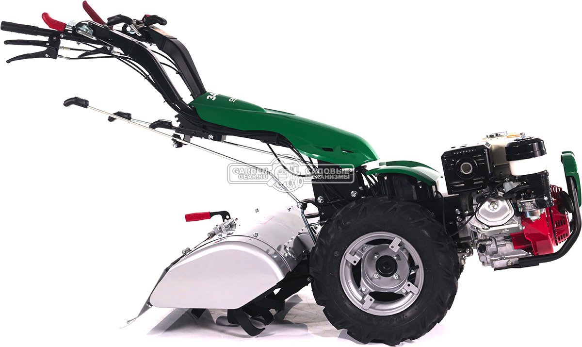 Мотоблок Caiman Atletico 340PT (ITA, Honda GX390, 389 куб.см., дифференциал, колеса 5.00х10, тормоза, 3 вперед + 3 назад, 116 кг.)