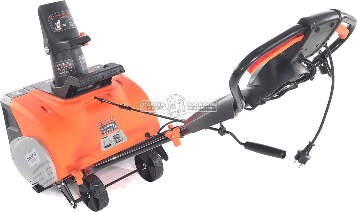 Снегоуборщик электрический Daewoo DAST 3000E (PRC, 51 см., 3000 Вт., LED фара, 16,8 кг.)