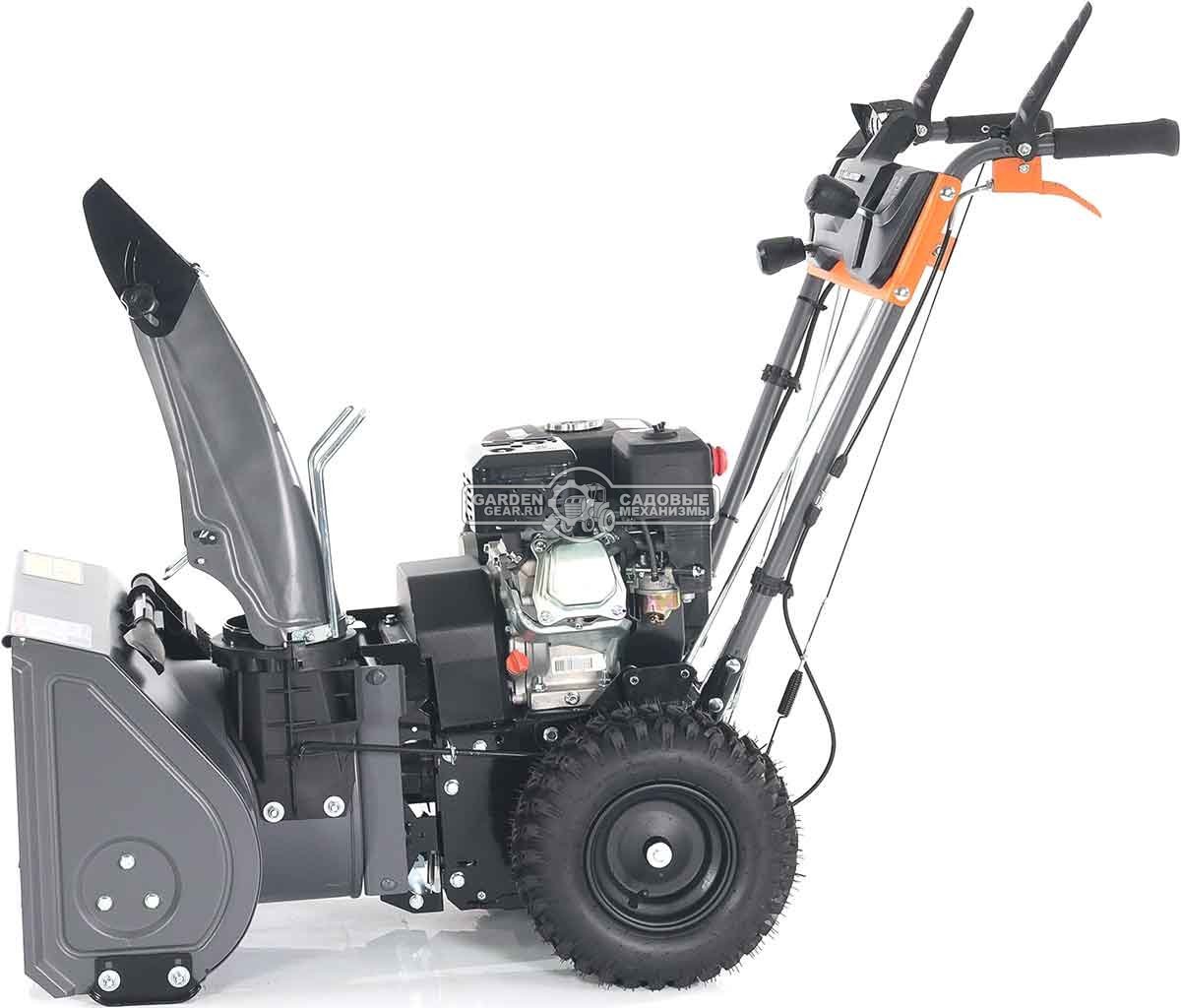 Комбимашина Villartec SW7080E с щеткой 80 см и снегоуборщиком 56 см (PRC, 7,0 л.с., 212 см3, эл/стартер, фара, скорости 5/2, 73 кг)