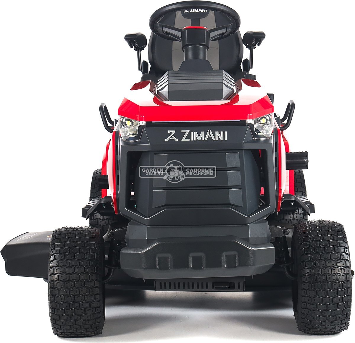Садовый трактор ZimAni TS108HVD MY2025 (PRC, Loncin 586 куб.см., гидростатика, дифференциал, боковой выброс, шир. кошения 108 см, LED панель, 175 кг)