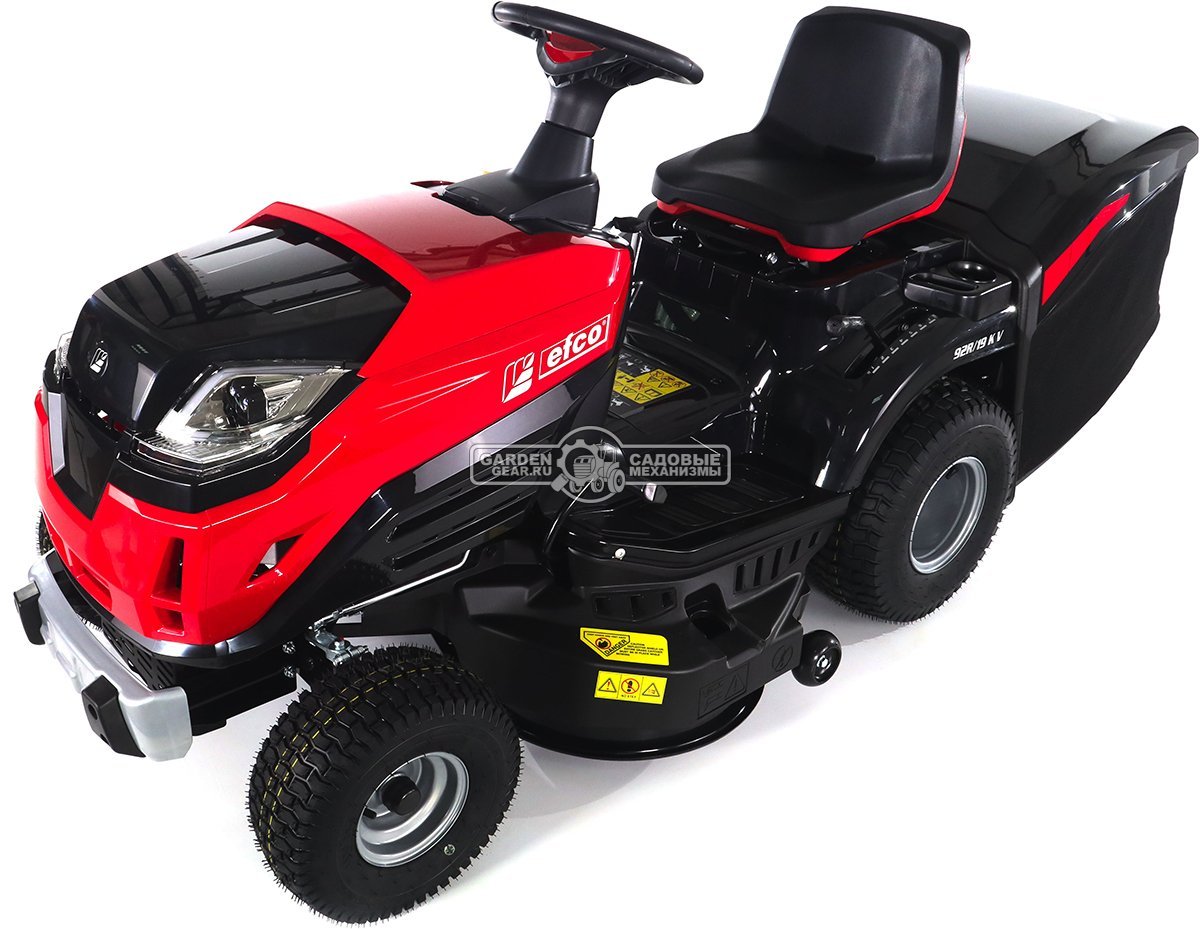 Садовый трактор Efco EF 92R/19 KV (PRC, Emak K 1900 V-Twin, 586 см3, 92 см, гидростатика, травосборник 300 л, 192 кг.)