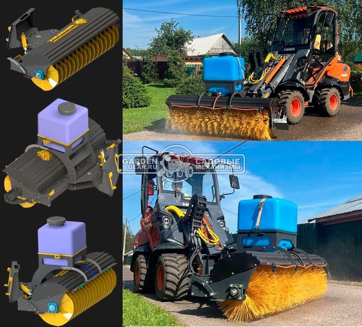 Щетка коммунальная МЕТАТЭКС с механическим привод поворота