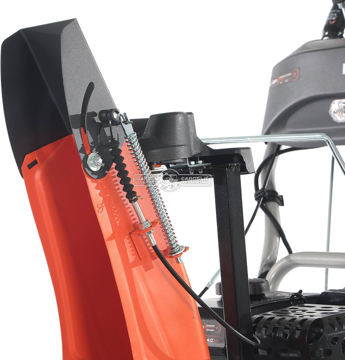 Снегоуборщик Daewoo S 7565 (PRC, 65 см., Daewoo, 220 см3, скорости 6/2, колеса EX-ICE, запуск от аккумулятора 21В, фара, 67 кг.)