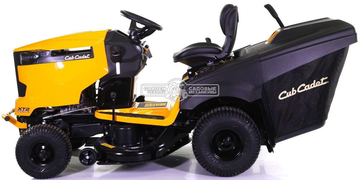 Садовый трактор Cub Cadet XT2 PR95 (USA, Kawasaki, V-Twin, 603 куб.см., гидростатика, травосборник 320 л., ширина кошения 95 см., 254 кг.)