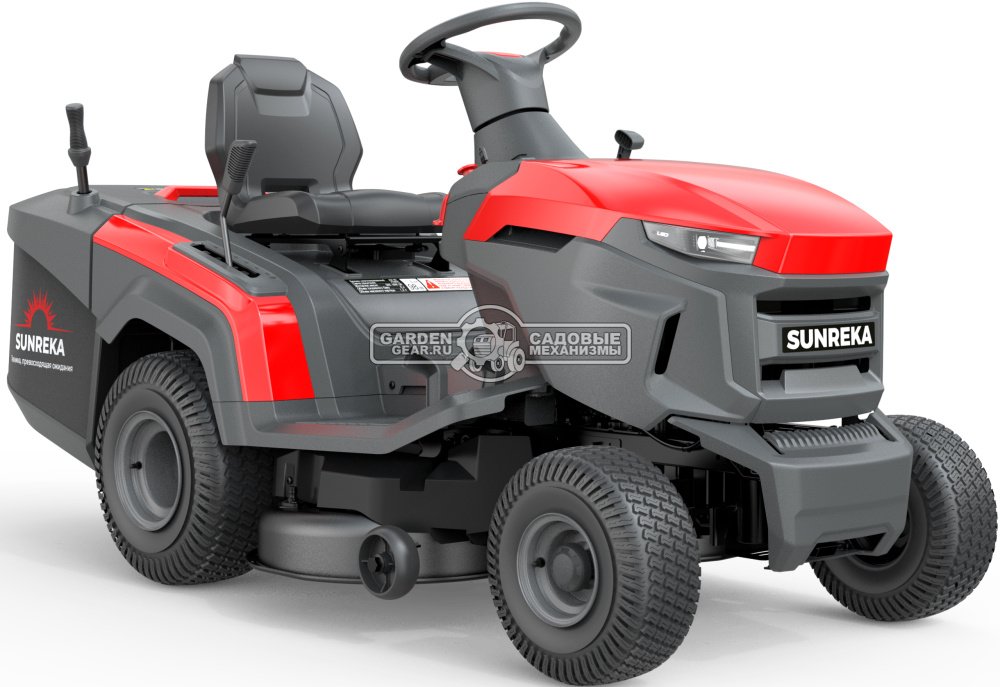 Садовый трактор Sunreka GST38LEG (PRC, RATO RV450, 449 куб.см., гидростатика, ширина кошения 96 см, травосборник 240 л, мульчирование, 205 кг)