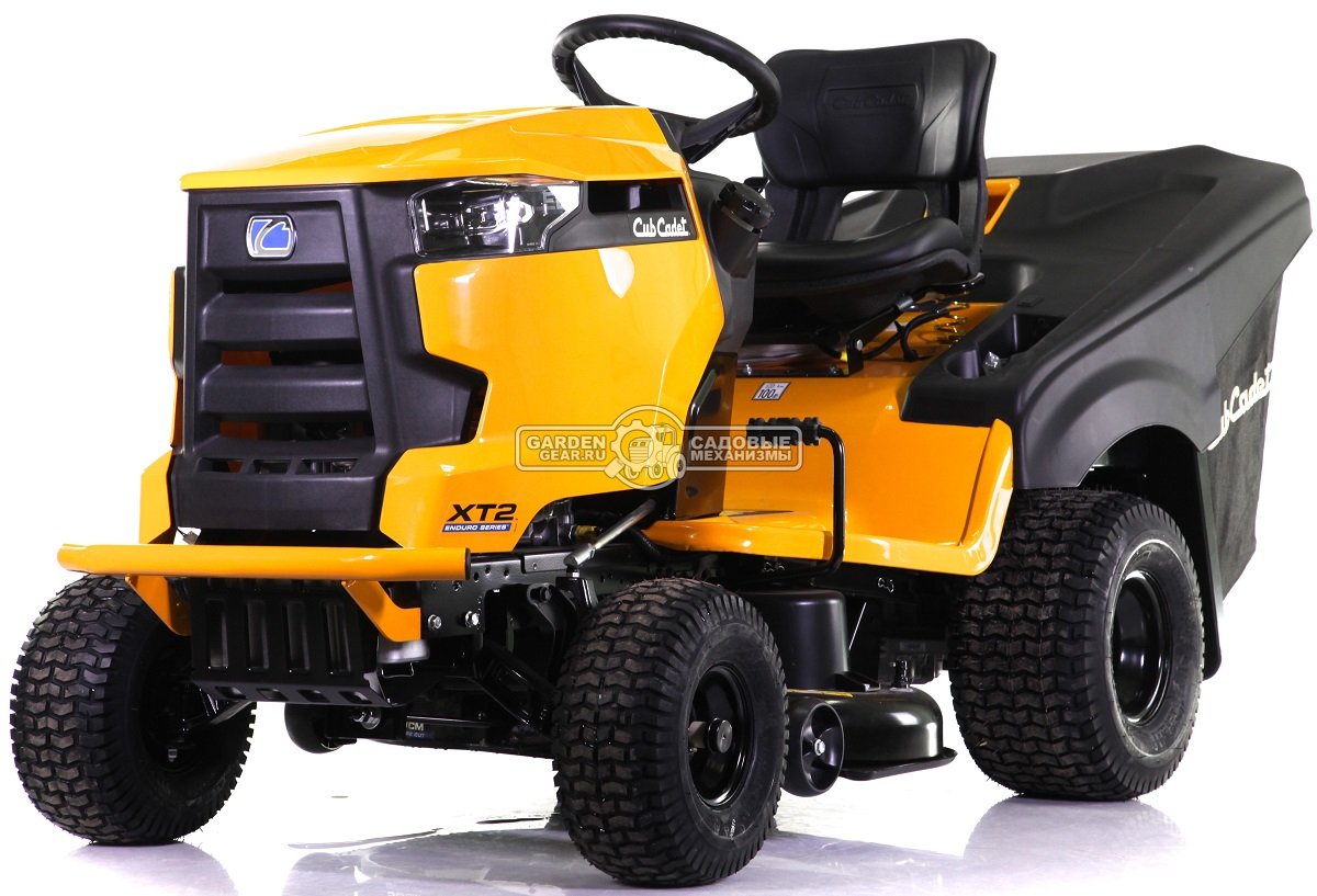 Садовый трактор Cub Cadet XT2 PR95 (USA, Kawasaki, V-Twin, 603 куб.см., гидростатика, травосборник 320 л., ширина кошения 95 см., 254 кг.)