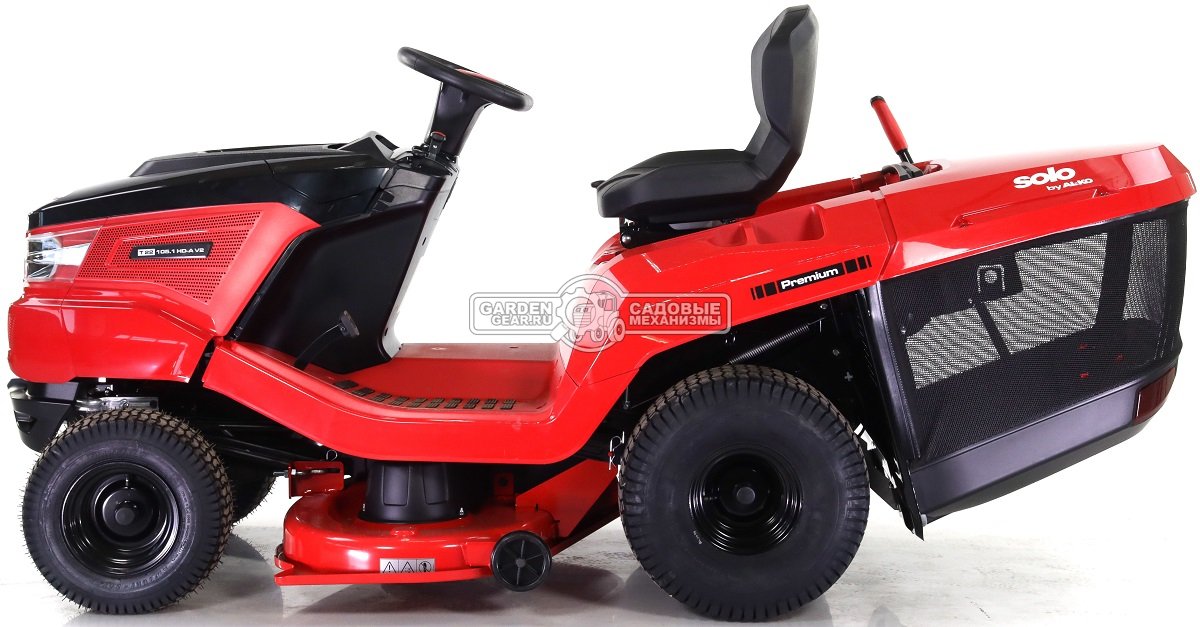 Садовый трактор Solo by AL-KO T 22-105.1 HD-A V2 Premium (AUT, 105 см, AL-KO Pro V2, 708 см3, гидростатика, травосборник 310 л, 250 кг)