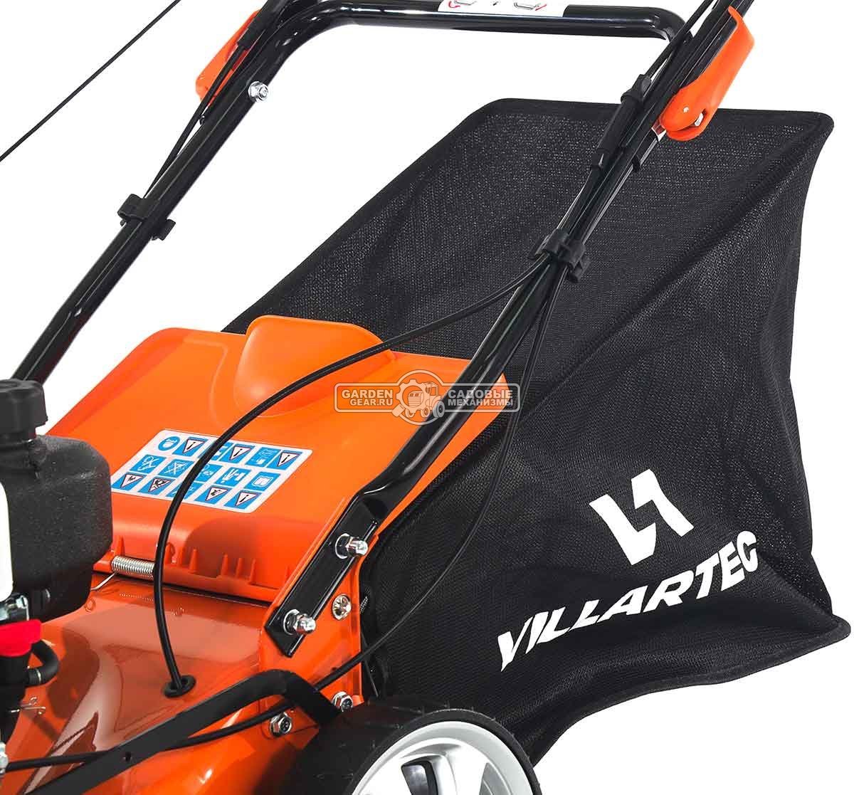 Газонокосилка бензиновая Villartec MB 4051T (PRC, 51 см, 173 см3, сталь, 3 в 1, 65 л, 36.5 кг)