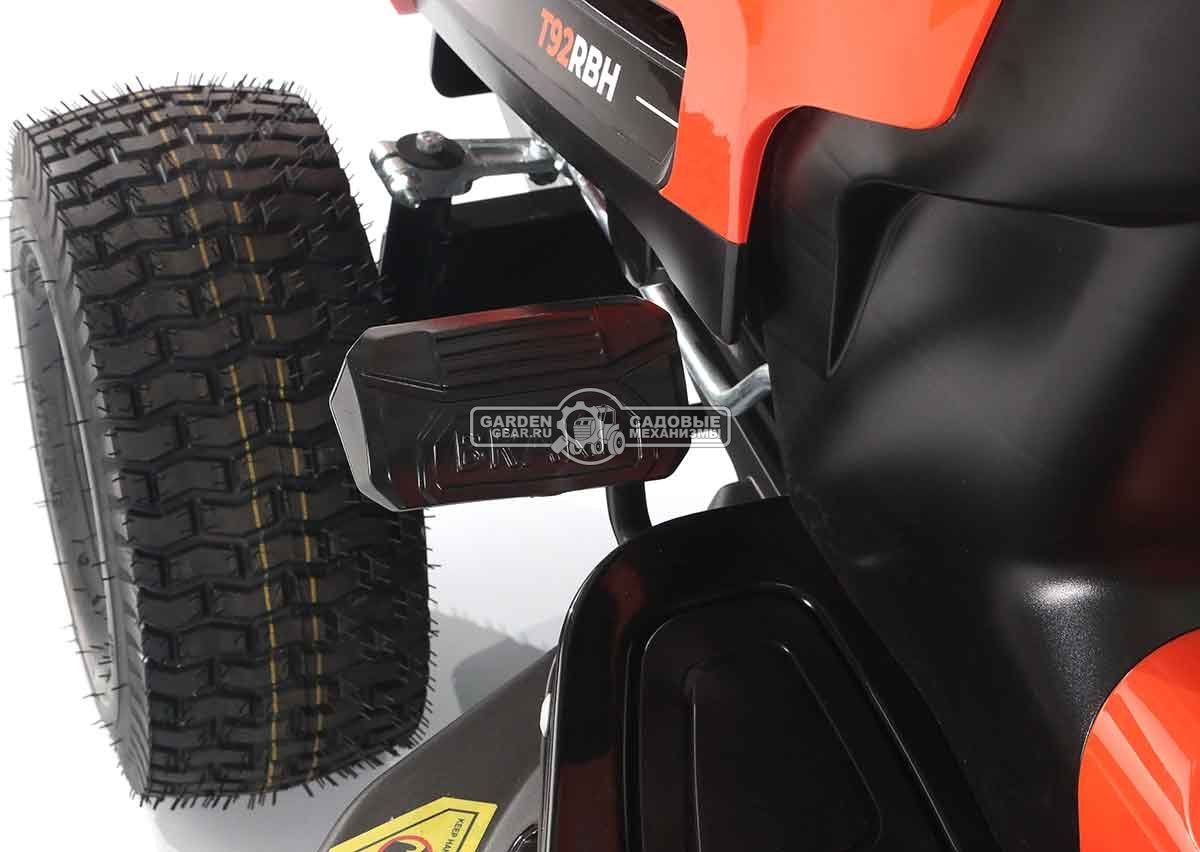 Садовый трактор Yard Fox T 92RBH (PRC, Loncin LC1P90F-1, 452 куб.см., гидростатика, травосборник 245 л, ширина кошения 92 см, 198 кг)