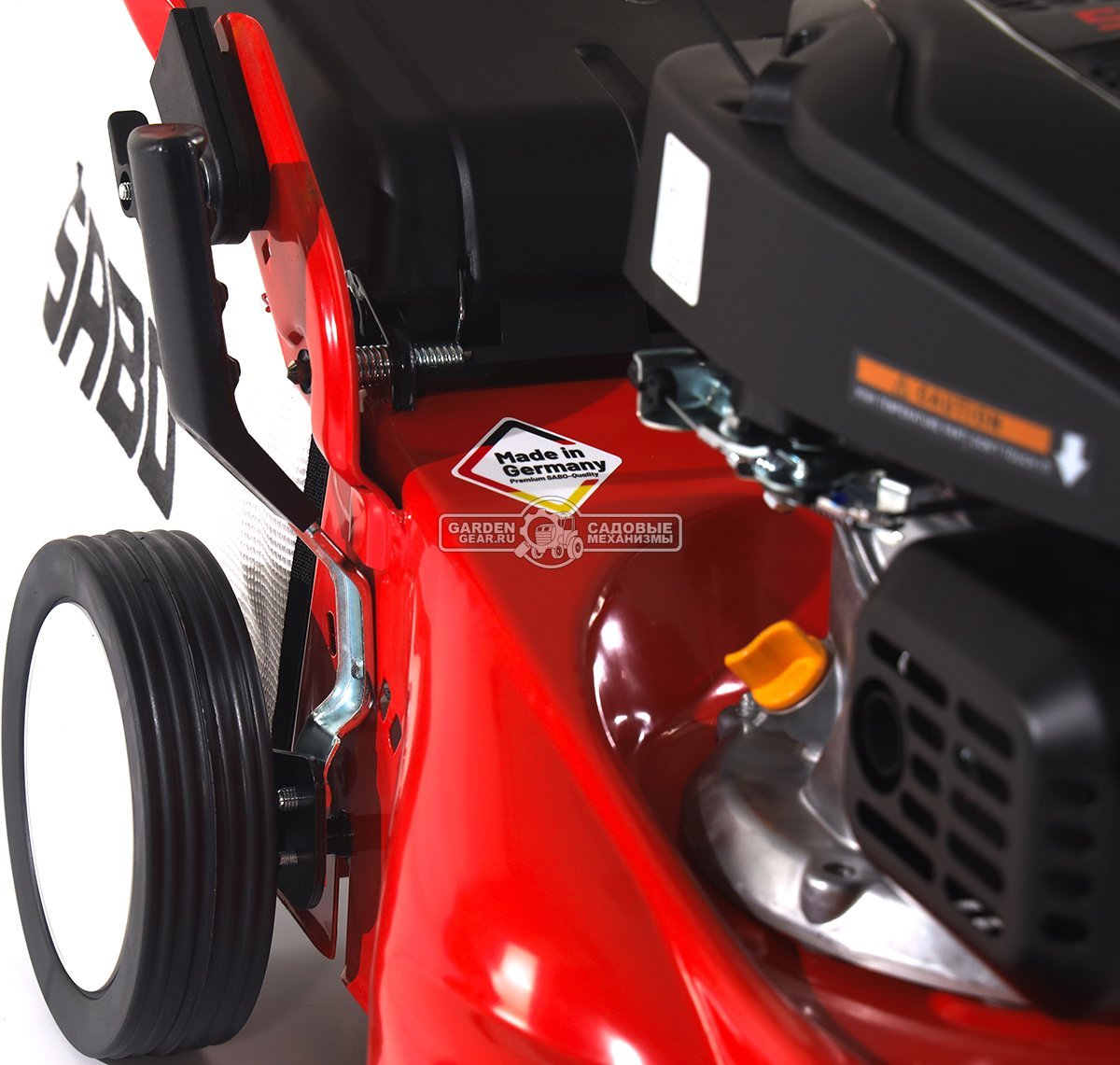 Газонокосилка бензиновая SABO 40-CLASSIC несамоходная (GER, 40 см., Sabo, 139 куб.см., сталь, травосборник 40 л., 24 кг.)