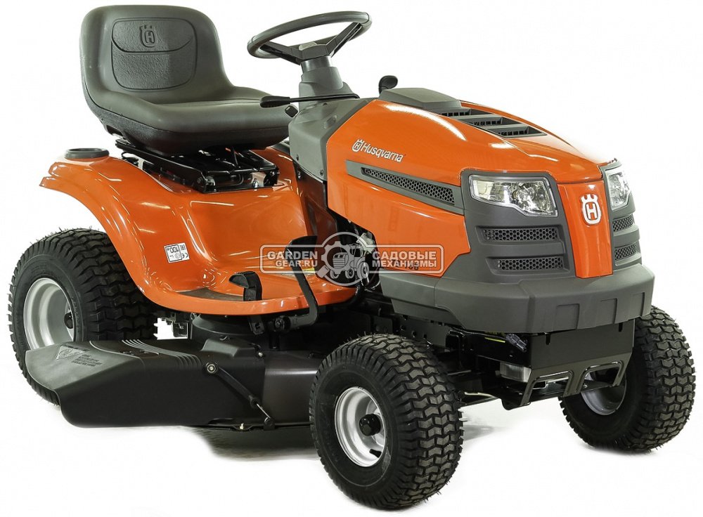 Садовый трактор Husqvarna TS 138 (USA, B&S Husqvarna Intek 4155 AVS, 508 куб.см., вариатор CVT, боковой выброс, ширина кошения 97 см., 175 кг.)