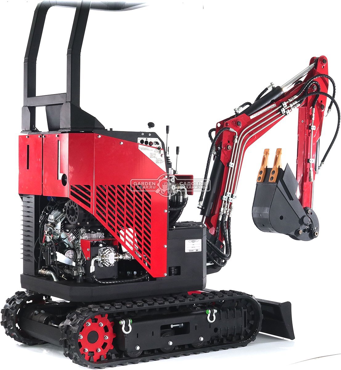 Гусеничный полноповоротный экскаватор RED Rhino RBX-15 Zongshen GB750EFI 30 л.с., глубина копания 2,0 м., ковш 250 мм., 1200 кг.