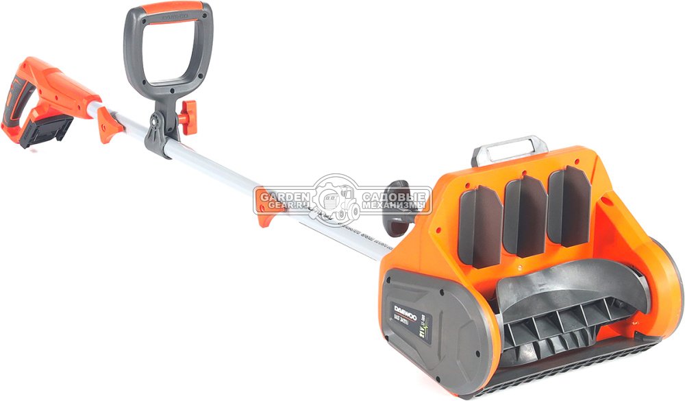 Снегоуборщик аккумуляторный / лопата Daewoo DAST 3421Li SET c АКБ 4 А/ч и ЗУ (PRC, BL 21В, ширина 34 см, 4.3 кг)