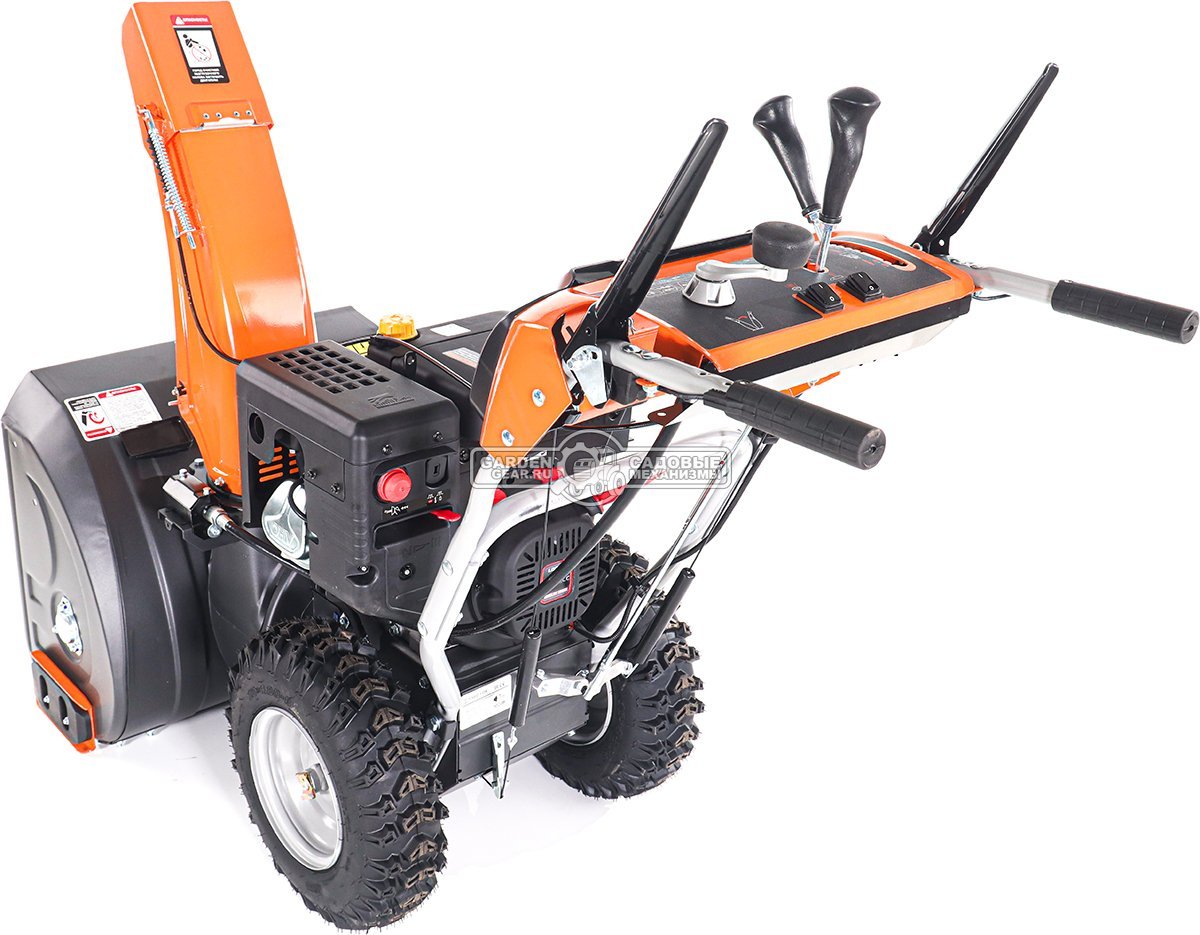 Снегоуборщик Yard Fox 7154E Pro (PRC, 71 см, Loncin, 302 см3, эл/стартер 220В, фара, подогрев рукояток, скорости 6/2, 105 кг)