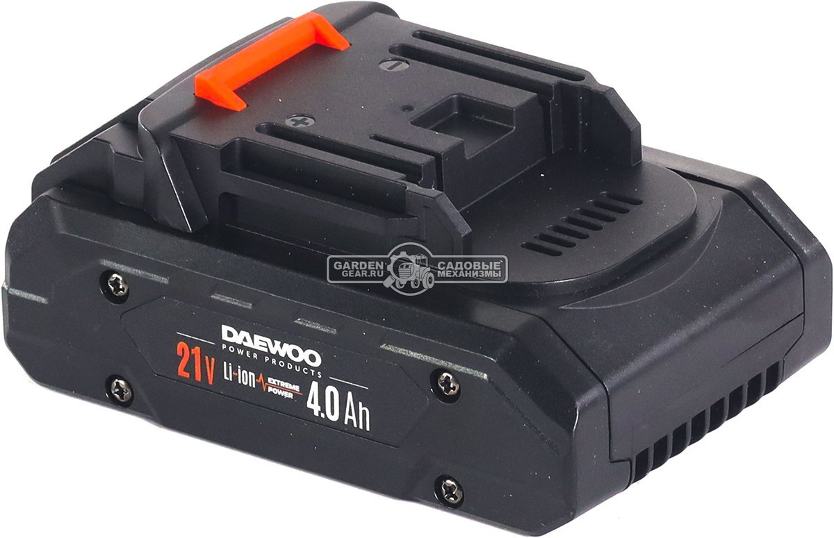 Аккумулятор Daewoo DABT 4221Li (PRC, Li-Ion, 21В, 4.0 А/ч, 0.52 кг, элементы 21700)