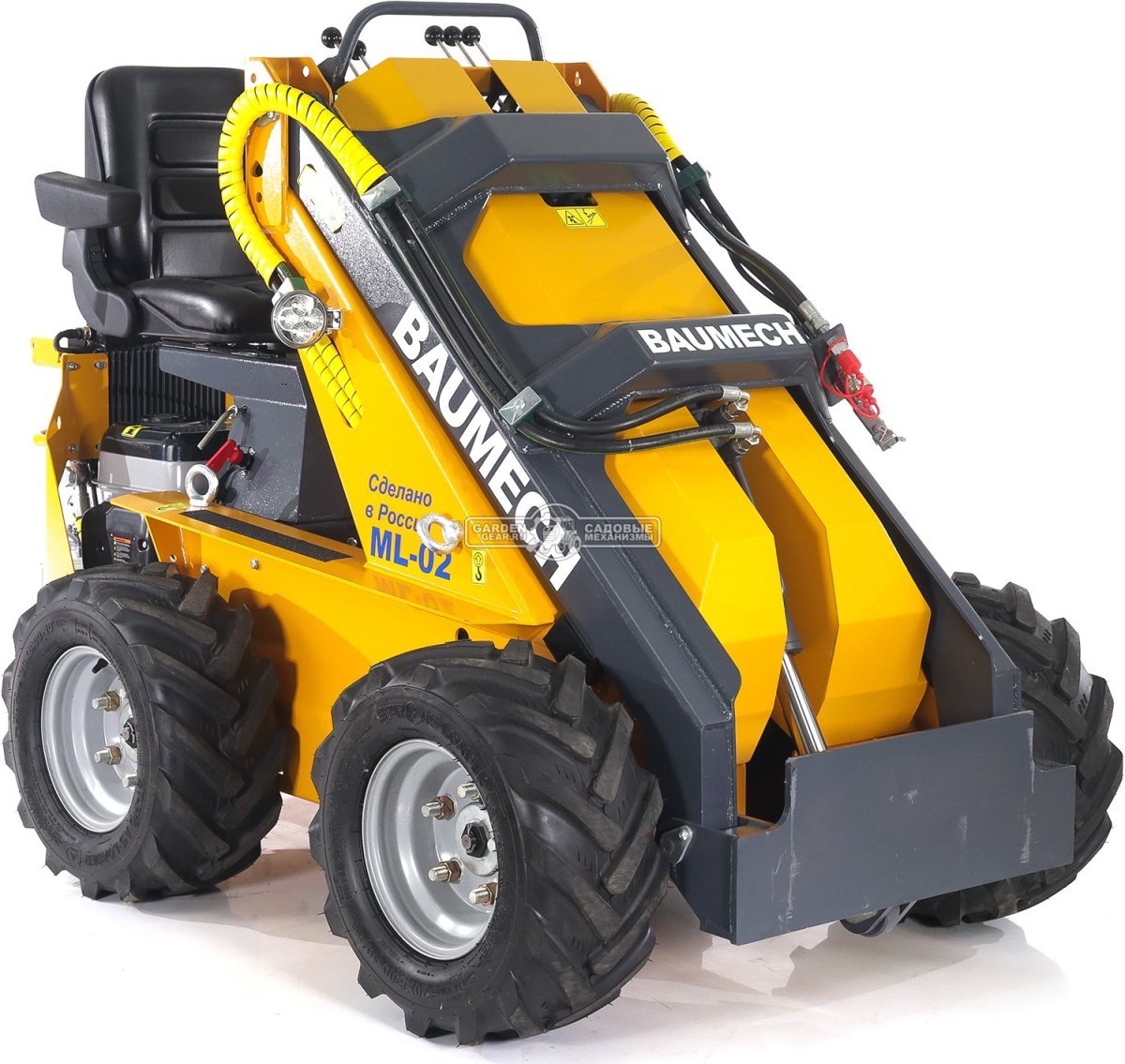 Универсальная машина мини-погрузчик Baumech ML-02 с двигателем Zongshen GB460E инжектор