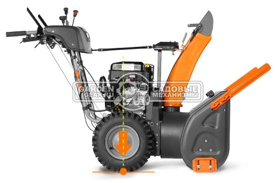 Снегоуборщик Daewoo DAST 330 MY2024 (PRC, 76 см, Daewoo WXE 350, 310 см3, эл/стартер 220В, скорости 6/2, фара, разблокировка колес, 125 кг)